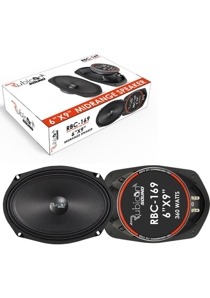 RBC-169 Oval Midrange Araba Hoparlörü ( Çifti 120 Rms 360 Watts ) fiyatları