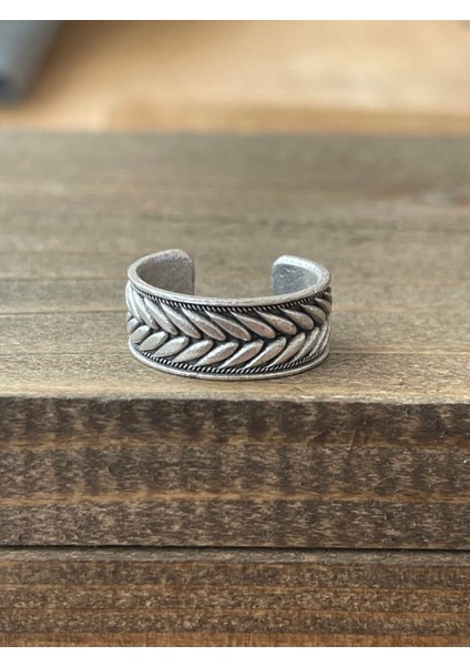 Ayarlanabilir Ölçü 925 Ayar Gümüş Kaplama Klasik Desen Işçilikli Tasarım Yüzük