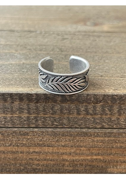 Ayarlanabilir Ölçü 925 Ayar Gümüş Kaplama Klasik Desen Işçilikli Tasarım Yüzük