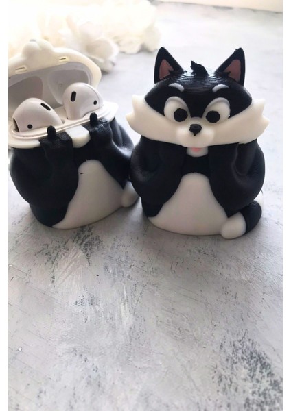 Çok Renkli Kedi Kulaklık Saklama Kutusu, Mesajla Nesil Bilgisi Eklenebilir