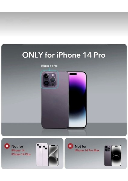 iPhone 14 Pro Uyumlu Kılıf Gerçek Magsafe Kablosuz Şarj Destekli Orta Sert Şeffaf Darbe Emici Kılıf indirimleri