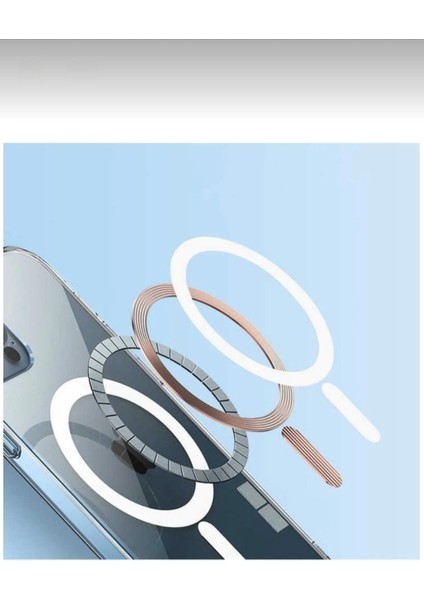 iPhone 14 Pro Uyumlu Kılıf Gerçek Magsafe Kablosuz Şarj Destekli Orta Sert Şeffaf Darbe Emici Kılıf