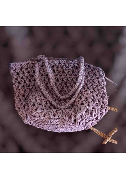 Müjde Home Plaj Çantası Eflatun