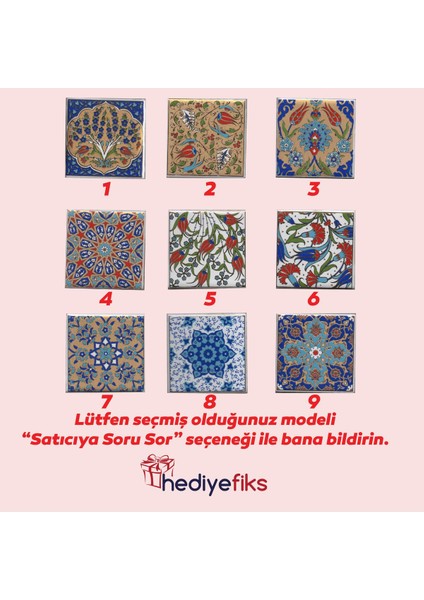 Siyah Ahşap Çini Desenli Takı ve Saat Kutusu, Şık ve Zarif Saklama Çözümü modelleri