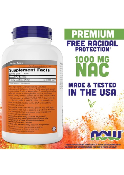 1,000 mg NAC Powerful Immune N-Acet.yl Cystei Ne Molybdenum Selenium fırsatları
