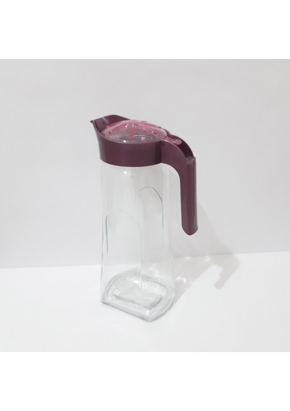 1400 ml Kapaklı Cam Sürahi