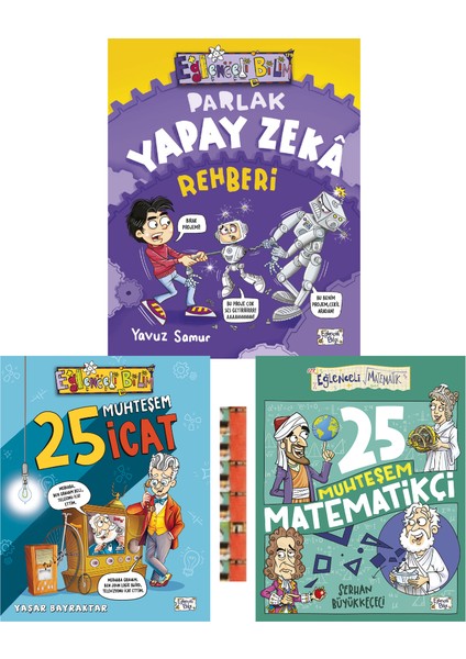 4.5. Sınıf- Parlak Yapay Zeka Rehberi, 25 Muhteşem Icat, Matematikçi (5kitap)