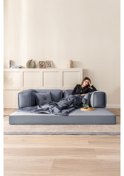 Legom 2 Kişilik Yorganlı Aktivite Koltuk & Açılabilir Yatak & Çok Amaçlı Modern Sünger Koltuk fırsatları