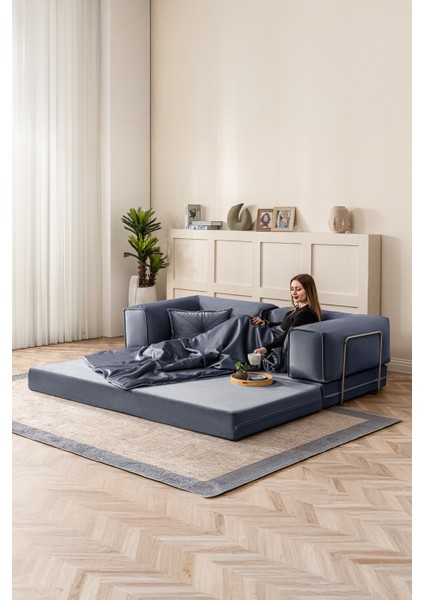 Legom 2 Kişilik Yorganlı Aktivite Koltuk & Açılabilir Yatak & Çok Amaçlı Modern Sünger Koltuk indirimleri