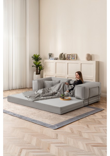 Legom 2 Kişilik Yorganlı Aktivite Koltuk & Açılabilir Yatak & Çok Amaçlı Modern Sünger Koltuk indirimleri