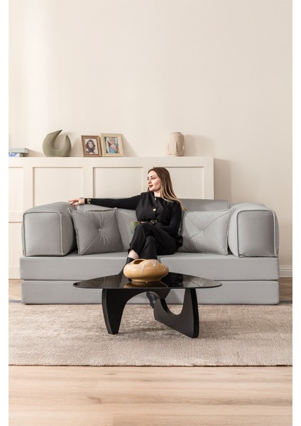 Legom 2 Kişilik Yorganlı Aktivite Koltuk & Açılabilir Yatak & Çok Amaçlı Modern Sünger Koltuk