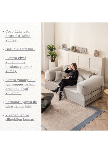 Legom 2 Kişilik Yorganlı Aktivite Koltuk & Açılabilir Yatak & Çok Amaçlı Modern Sünger Koltuk modelleri