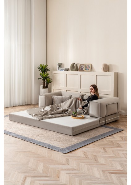Legom 2 Kişilik Yorganlı Aktivite Koltuk & Açılabilir Yatak & Çok Amaçlı Modern Sünger Koltuk fırsatları