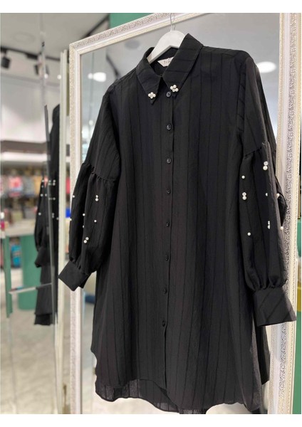 Tripen Tunik Boncuk Detaylı 3107 - Siyah - 2