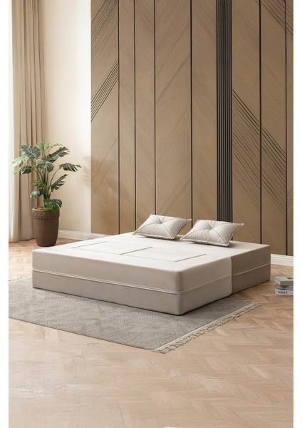 Neo Çift Kişilik Açılır Koltuk & Çift Kişilik Puflu & Uzanma Koltuğu & Silinebilir Çok Amaçlı