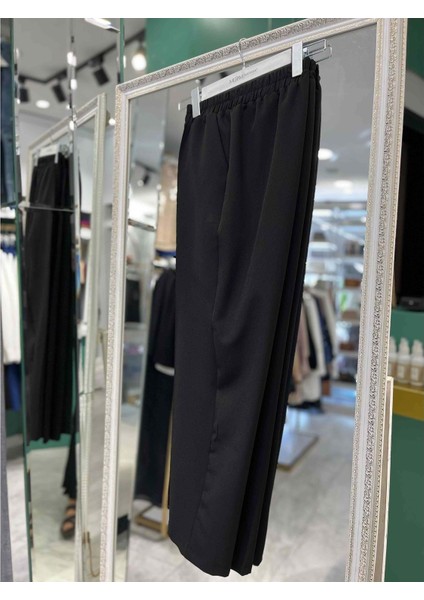 Mıssemramıss Nervürlü Kumaş Pantolon - Siyah - 44