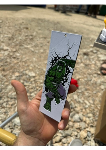 Kabartmalı 3D Güç Temalı Kitap Ayracı (5 x 15 Cm, Pla) – Hulk’un Gücüyle Yanınızda modelleri