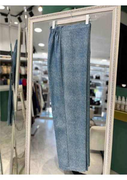 Selinada Kot Pantolon - Açık Mavi - 46