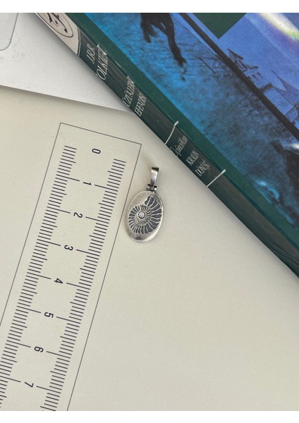 925 Ayar Gümüş Kolye Mitolojik Deniz Kabuğu Gümüş Kolye Şans Kolyesi Deniz Kabuğu Uc