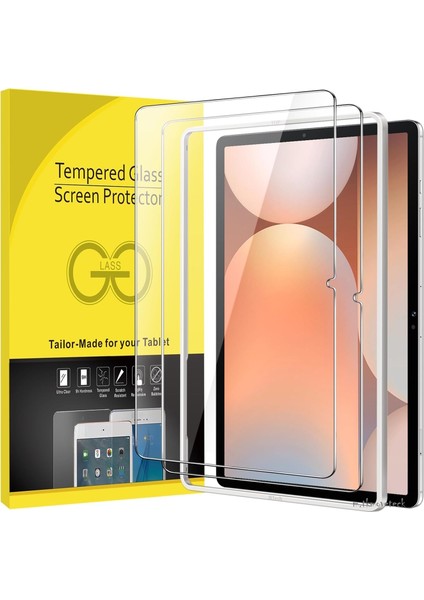 Samsung Galaxy Tab S9 Fe Plus 12.4 Inch Uygulama Aparatlı Tam Kapatan Temperli Ekran Koruyucu Kırılmaz Cam - Magic Easy Body