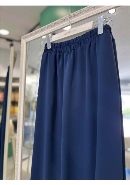 Mıssemramıss Krep Verev Etek - Lacivert - 2 fiyatları