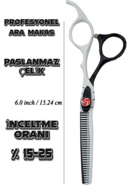 Dış Bükey Saç Kesim Makas Seti, Deri Çantalı, Profesyonel Kuaför Araçları fiyatları
