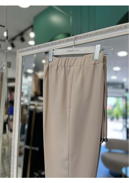 Hüma Kumaş Pantolon - Bej - 40 fiyatları