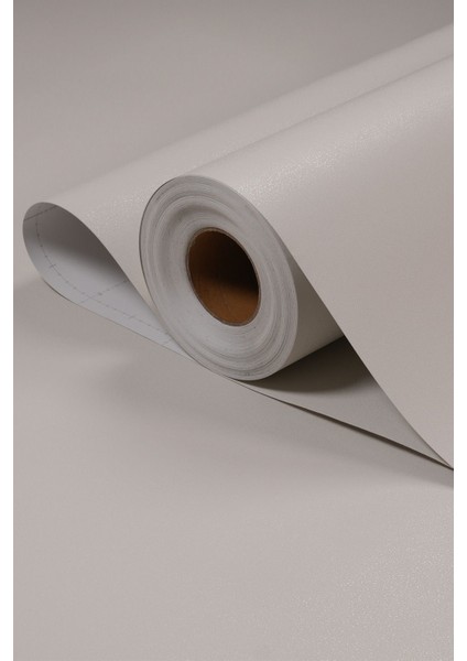 Yapışkanlı Folyo - Premium Boyalı Bej Kapı Kaplama Folyosu - Mobilya Duvar Kapı - 120CM Geni - PP691