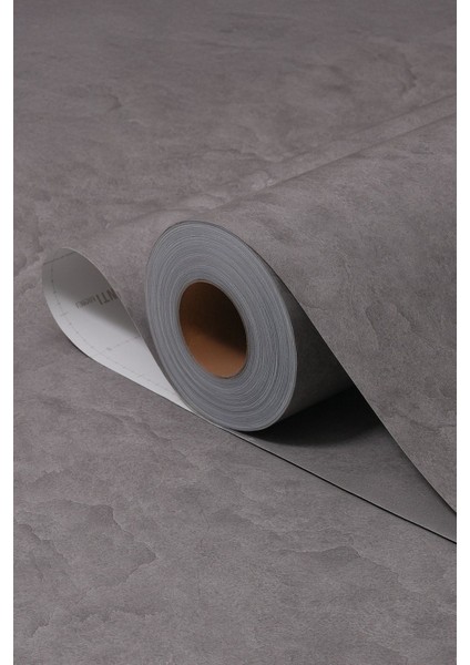 Yapışkanlı Kaplama Folyo 120 CM – Beton Gri Renk | Mobilya, Duvar ve Kapı Için – ST674