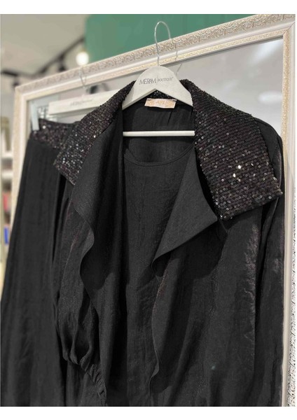 Jupe Payet Detaylı Etekli Takım - Siyah - 4 fiyatları