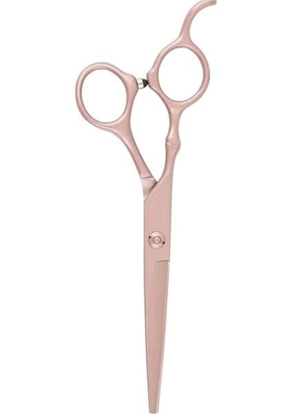 Mat Pink Düz Uçlu Çelik Saç Kesim Makası, Kuaför ve Berberler Için Uygun