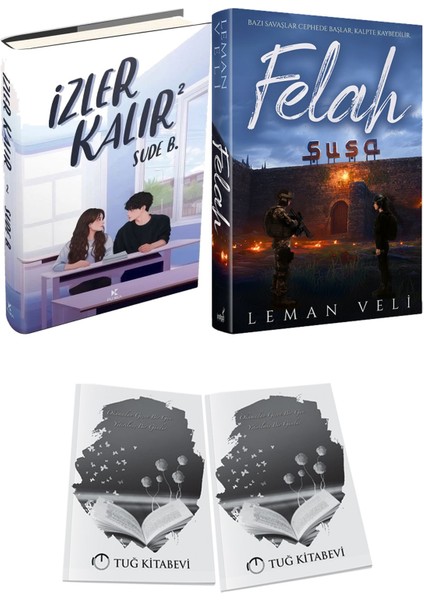 Felah Ciltli ve Izler Kalır 2 Ciltli Sude B. 2li Set + Hediyeli