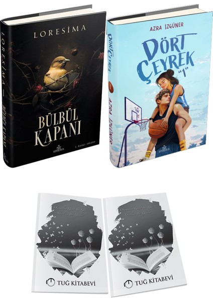 Dört Çeyrek 1 Ciltli ve Ephesus Yayınları Bülbül Kapanı 1 Ciltli Loresima 2li Set + Hediyeli