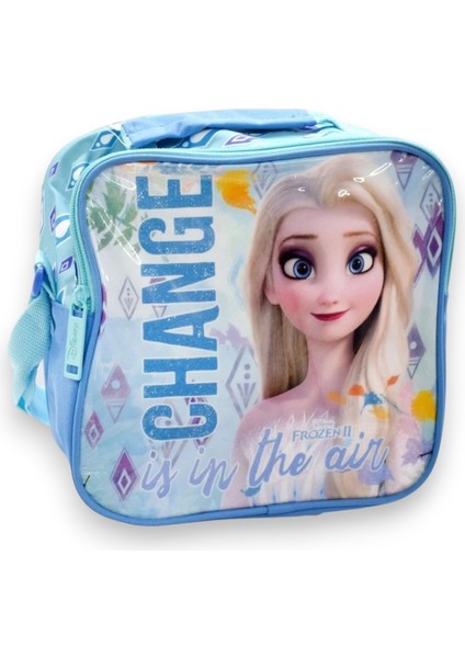Frozen Lisanslı kız çocuk ilkokul çantası ortaokul kız çocuk okul çantası termal beslenme çantası