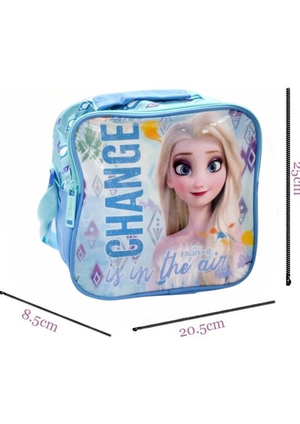 Frozen kız çocuk ilkokul çantası ortaokul kız çocuk okul çantası termal beslenme çantası indirimleri