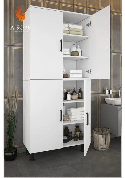 A‑sobe Seramik & Ahşap Çok Amaçlı Dolap 70 cm – Çekmeceli Mutfak Dolabı modelleri