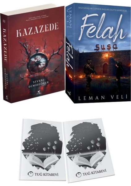 Felah ve Pukka Yayınları Kazazede 3 Şevval Demirdöğer 2li Set + Hediyeli