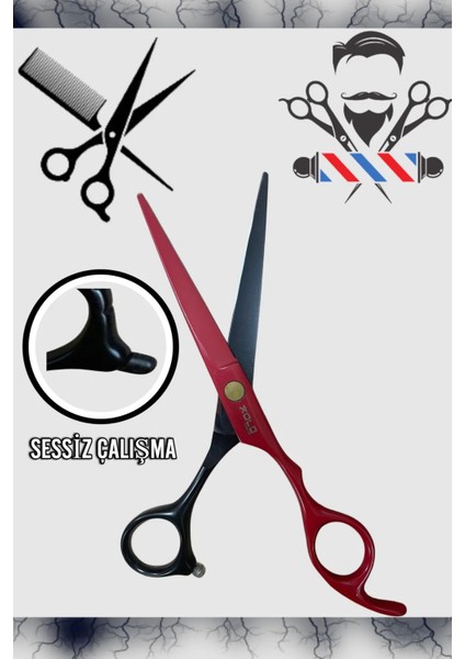 2 Parça Red Dragon Berber Makas Seti 17 cm Kuaför Imaj Kombini modelleri