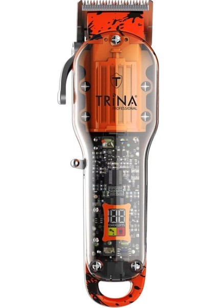 Turuncu Profesyonel Saç Kesme Makinesi, Kesim Kolaylığı ve Hızlı Sonuç