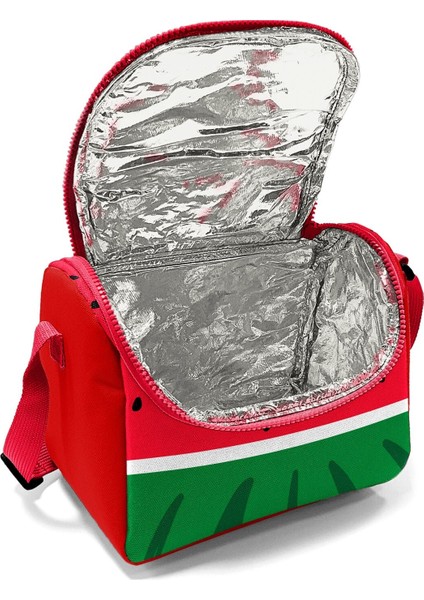 Coral High Kids Kırmızı Yeşil Karpuz Desenli 3’lü Okul Çanta Seti SET0114428