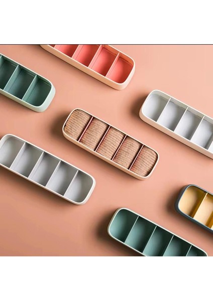 6'lı Renkli Çok Amaçlı Düzenleyici Seti, Saat, Takı, Toka, Çorap, Kravat ve Iç Çamaşırı Için fırsatları