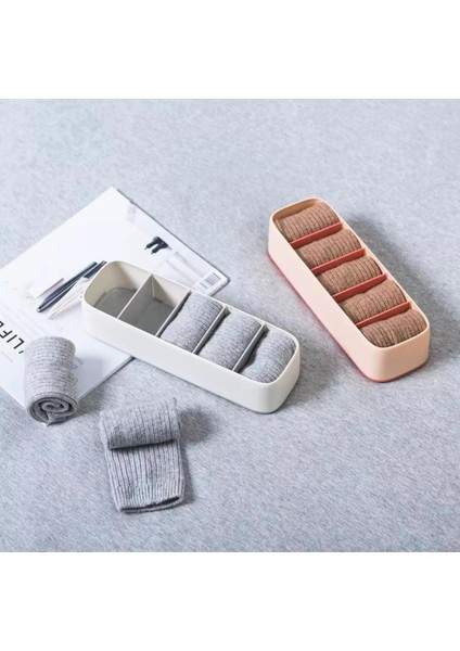 6'lı Renkli Çok Amaçlı Düzenleyici Seti, Saat, Takı, Toka, Çorap, Kravat ve Iç Çamaşırı Için