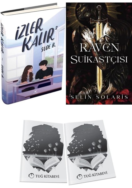 Raven Suikastçısı Ciltli ve Izler Kalır 2 Ciltli Sude B. 2li Set + Hediyeli