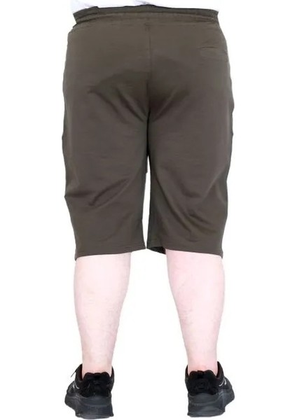 Büyük Beden Erkek Şort 2 Iplik Parçalı U25504 Haki fırsatları