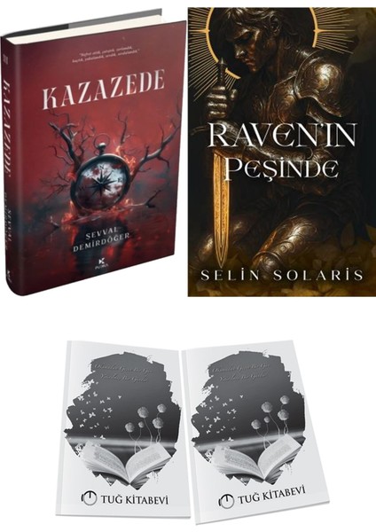 Raven'in Peşinde Ciltli ve Kazazede 3 Ciltli Şevval Demirdöğer 2li Set + Hediyeli