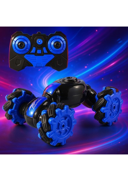 Uzaktan Kumandalı Akrobasi Oyuncağı • El Hareketiyle Kontrol • Işıklı & Renkli Arazi Aracı