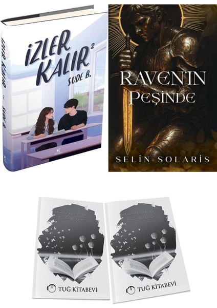 Raven'in Peşinde Ciltli ve Izler Kalır 2 Ciltli Sude B. 2li Set + Hediyeli