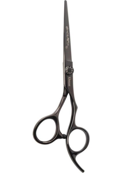 Siyah Çelik Kuaför ve Sakal Kesim Makası, Hafif ve Dayanıklı Tasarım