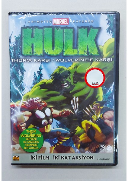 Hulk Thor'a Karşı / Wolverine'e Karşı DVD Film Marvel