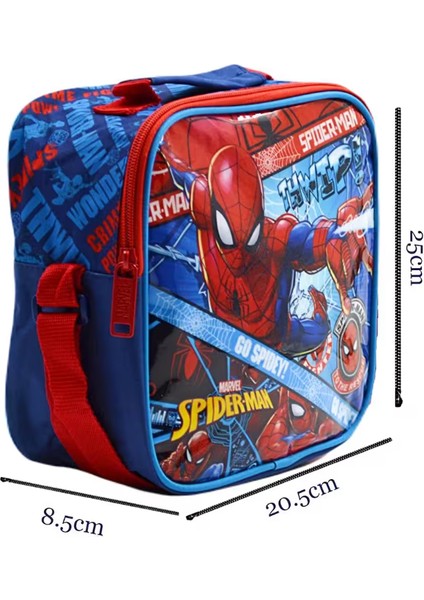 Spider Man Lisanslı erkek çocuk ilkokul çantası ortaokul erkek çocuk okul çantası termal beslenme çantası fırsatları